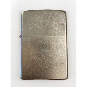 Vintage ZIPPO C 04 Brushed Metal Lighter, Nice, Never Fired.